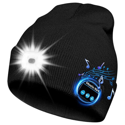 POLRZA™ Bluetooth LED Beanie Cap
