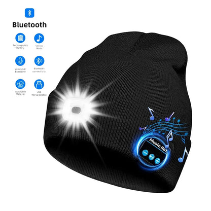 POLRZA™ Bluetooth LED Beanie Cap