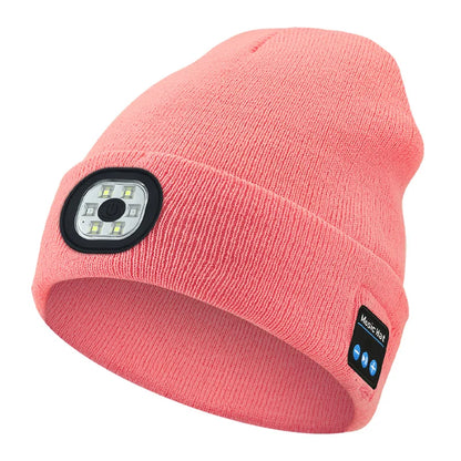 POLRZA™ Bluetooth LED Beanie Cap